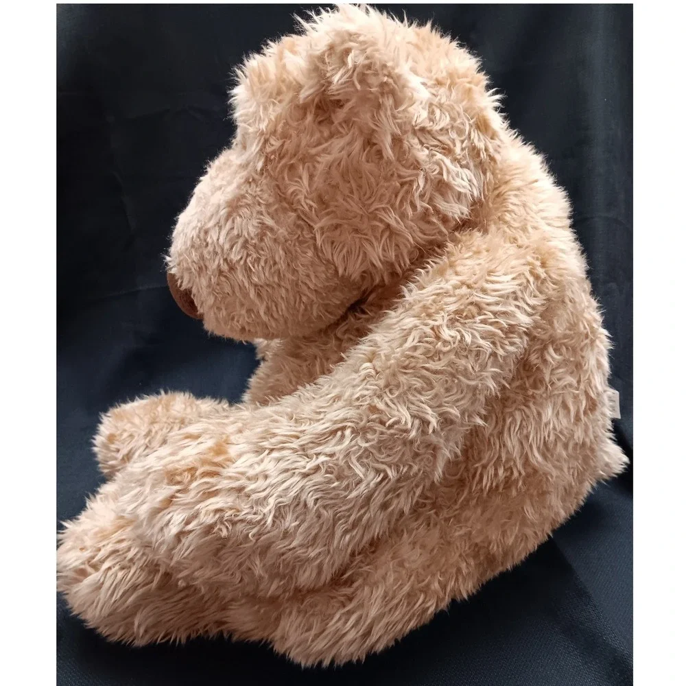 Pottery Barn Kids Gund Tan Shaggy Plush Teddy Bear Clancy Stuffed Animal 14 Inch